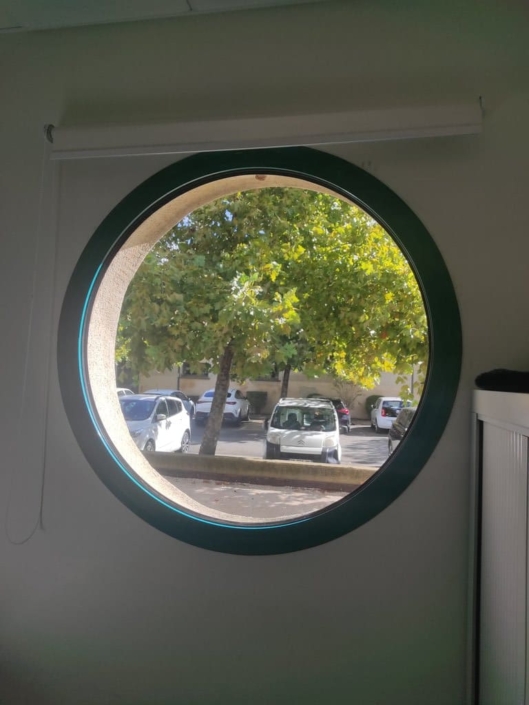 Double vitrage rond
